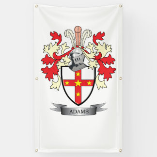 Adams Coat of Arms Banner