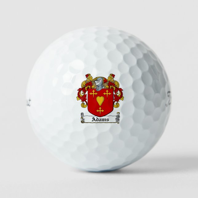 Adams Coat of Arms Golf Balls (Front)