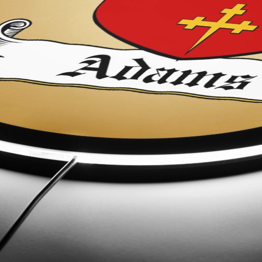 Adams Coat of Arms LED Sign (Edge)