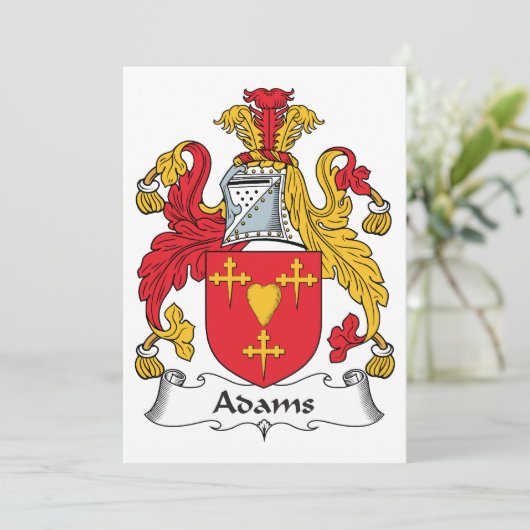 Adams Family Crest (Standing Front)