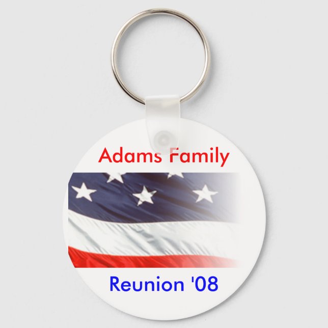 Adams Family Reunion Keychain (Front)