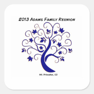 Adams Family reunion sticker