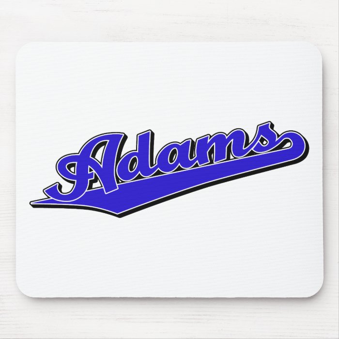 Adams in Blue Mouse Pads