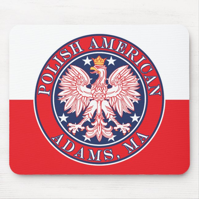 Adams Massachusetts Polish Mouse Pad (Front)