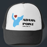 Adams Point / Lake Merritt Trucker Hat<br><div class="desc">Share your love of Adams Point being in the heart of Lake Merritt and the heart of Oakland.</div>