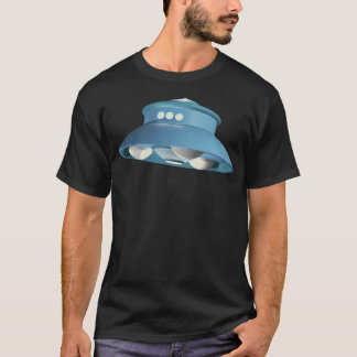 Adamski Ufo Flying Saucer Textless T-Shirt