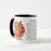 Adamson Family Coat of Arms Mug (Front Left)
