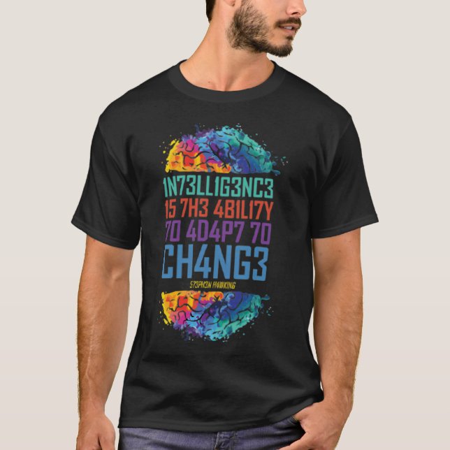 Adapt To Changes And Learn New Things T-Shirt (Front)