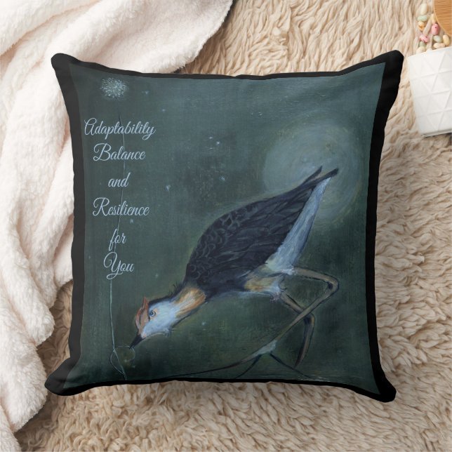 Adaptability, Balance and Resilience Throw Pillow (Blanket)