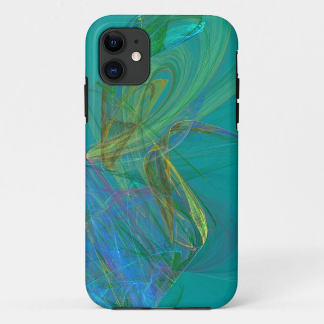 Adapted Harmony abstract art case for iPhone 5 (Back)