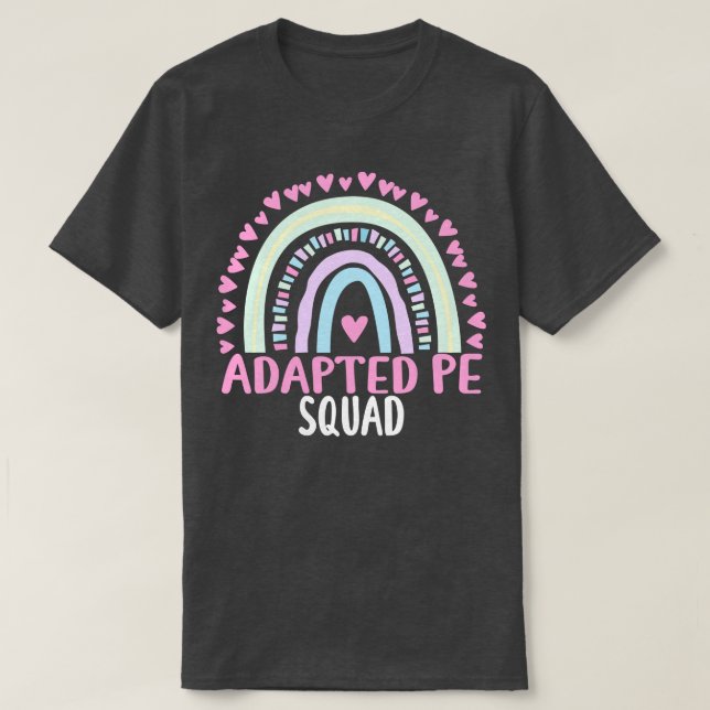 Adapted PE Squad Party Matching Womens Appreciatio T-Shirt (Design Front)