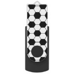 Adapted Soccer Ball Pattern Black White Usb Flash Drive at Zazzle