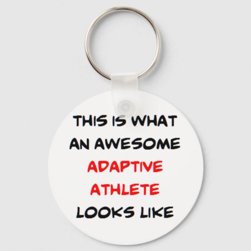 adaptive athlete awesome keychain
