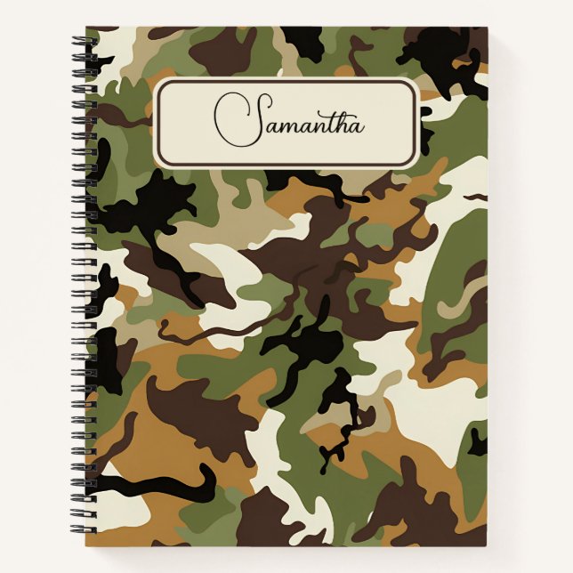 Adaptive Camo Custom Notebook (Front)
