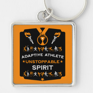 Adaptive Disabled Sports Gift Keychain