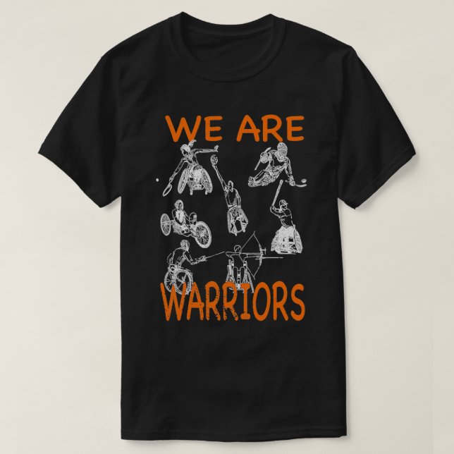 Adaptive Sports Wheelchair Basketball T-Shirt (Design Front)