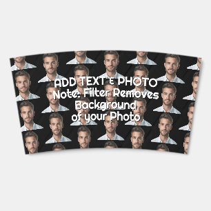 Add 1 Floating Head Auto Removes Photo Background Coffee Cup Sleeve
