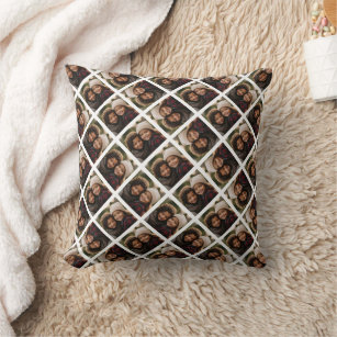 Add 1 Photo - Make a Funky Pattern All Over Custom Throw Pillow