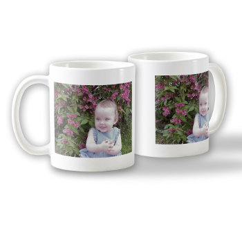 Add 2 Photos - Simple Collage On Both Sides Coffee Mug by MarshBaby at Zazzle