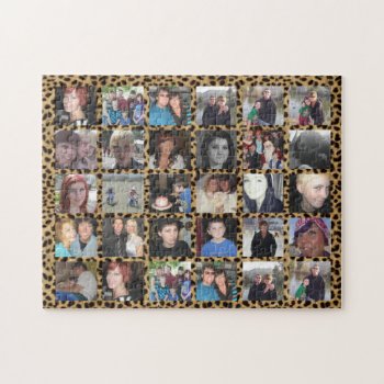 Add 30 Pictures Photo Collage Jigsaw Puzzle by StarStruckDezigns at Zazzle
