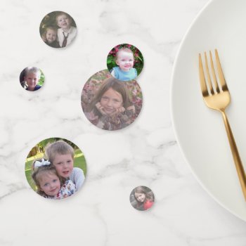 Add 6 Photos And Create Your Own Collage Confetti by GotchaShop at Zazzle