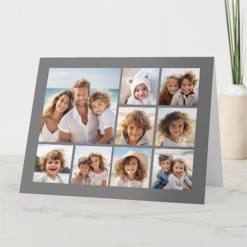 Add 9 of Your Favorite Photos ro this Grid Card