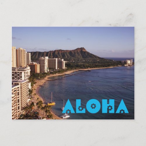 Add a Hawaiian Vacation Photo Postcard