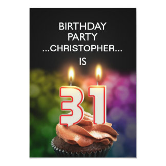 31St Birthday Party Invitations 3