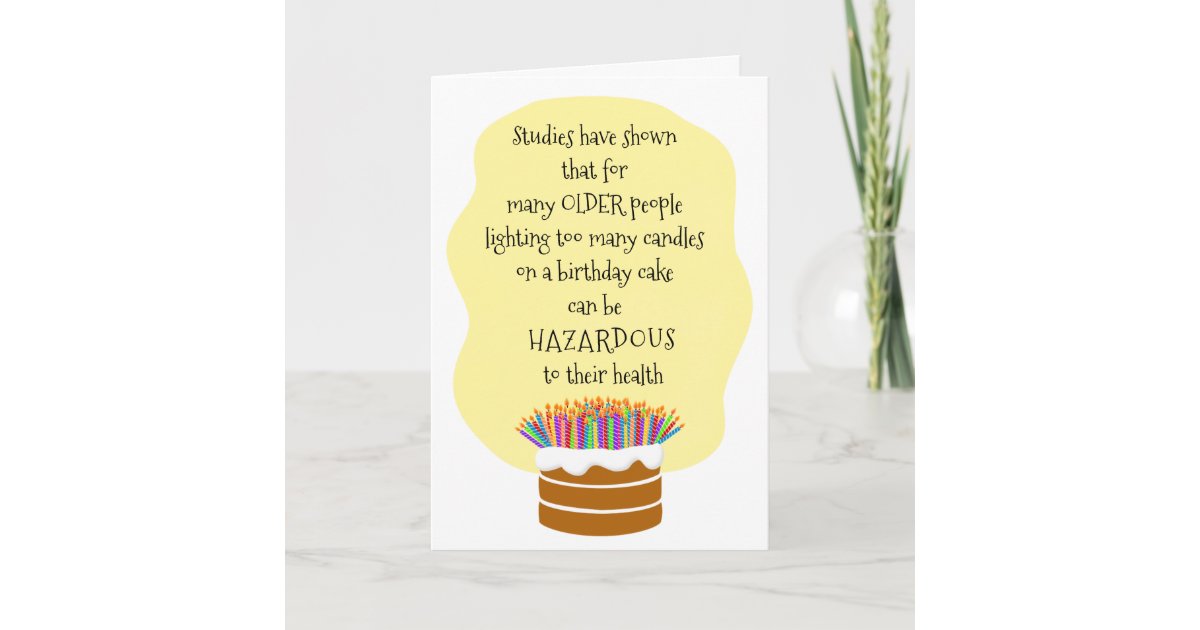 Add A Name Fun Cake Candles 50th Birthday Greeting Card
