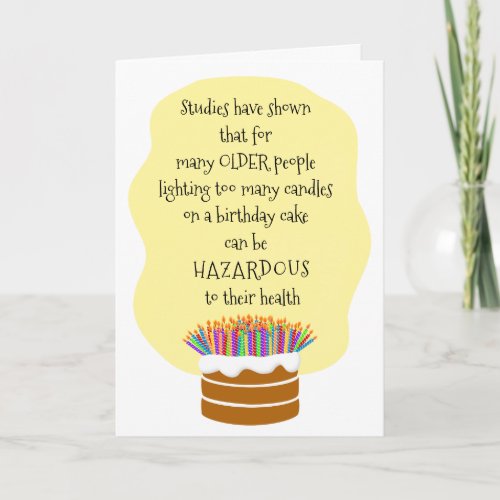 Add a Name Fun Cake Candles 60th Birthday Greeting Card