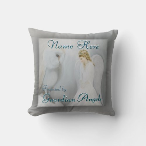 Add a Name Guardian Angel Pillow