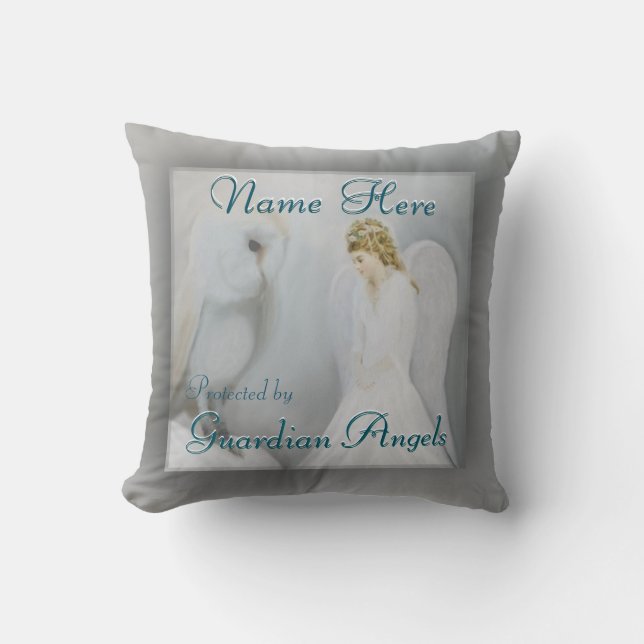 Add a Name |Guardian Angel Pillow (Front)