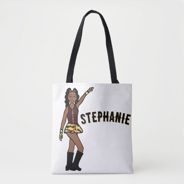 Add A Name Maroon Tiger Style #1 Tote Bag (Front)