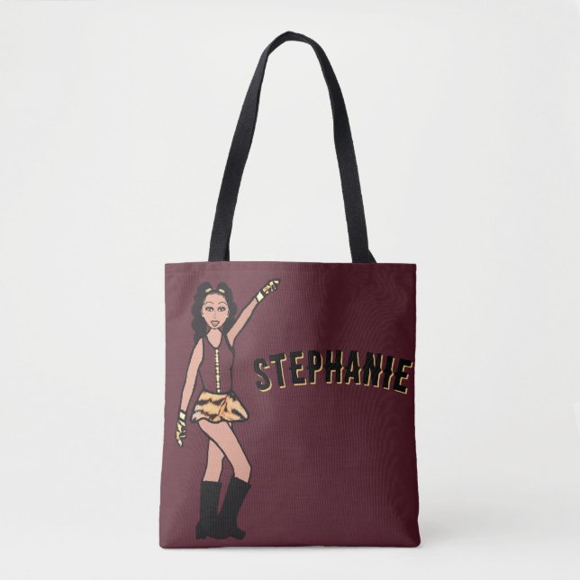 Add A Name Maroon Tiger Style #2 Tote Bag (Front)