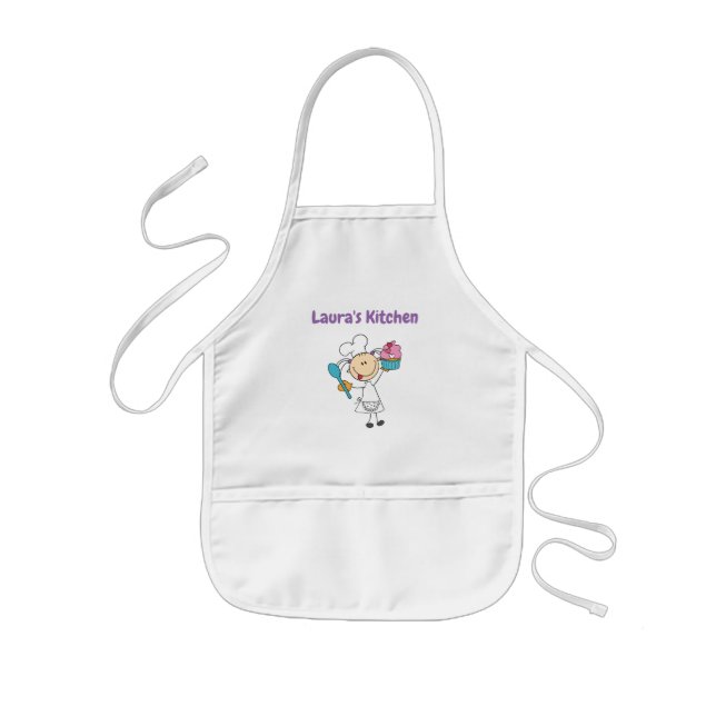 Add a Name Personalized Kids Apron (Front)