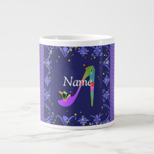Add A Name To Fashion High Heels Giant Coffee Mug
