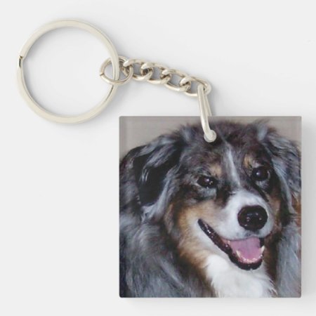 Add A Pet Photo Double-sided Acrylic Keychain