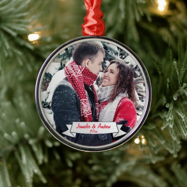 Add-A-Photo - Christmas Ornament - Premium Round (Tree)