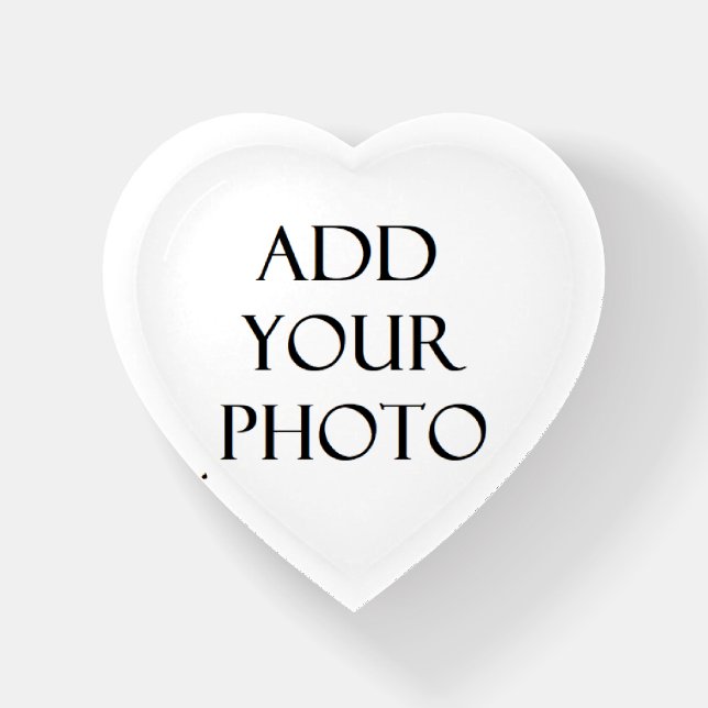 Add a Photo to this Glass Paper Weight (Front)