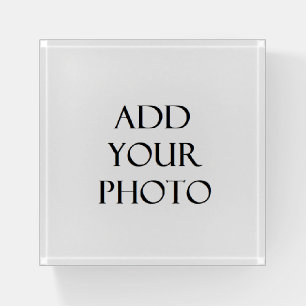 Add a Photo to this Glass Paper Weight