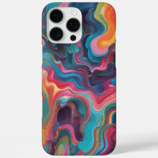 Add a Splash of Color: Abstract the Bold & Creativ iPhone 16 Pro Max Case
