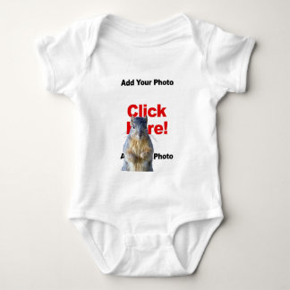 Add A Squirrel Custom Photo Baby Bodysuit