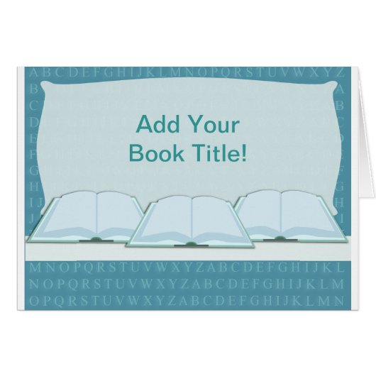 Add A Title Promotional Author Custom Art Cards (Front Horizontal)
