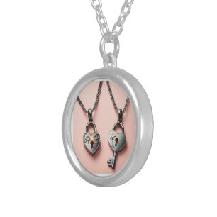 Add a Touch of Glamour to Your Ensemble Silver Plated Necklace