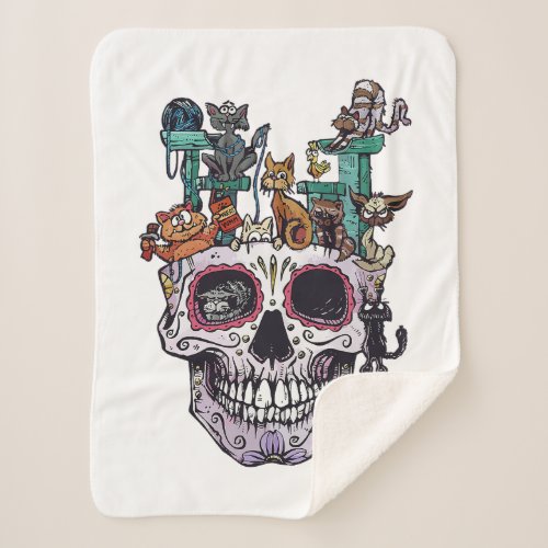 Add a touch of Mexican flair to your Halloween wit Sherpa Blanket