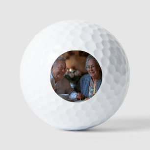 Add Anniversary Photo Customize Golf Balls