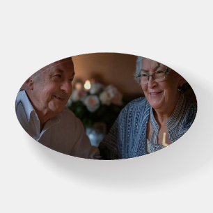 Add Anniversary Photo Customize Paperweight