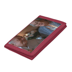 Add Anniversary Photo Customize Tri-fold Wallet