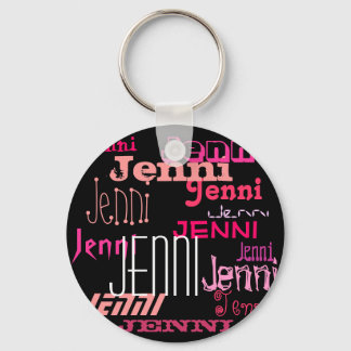 Add Any Name Pink Shades Personalized Keychain