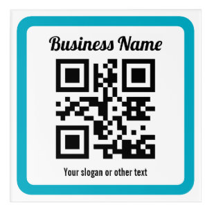 Add Any Website’s URL & Instantly Create a QR code Acrylic Print